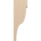Ekena Millwork 5"W x 10"D x 30"H Thin Garner Rough Cedar Woodgrain TimberThane Corbel, Primed Tan CORUR05X10X30GARRCPR - alternate 5